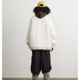 Unisex Jacket Polo Collar Jacket Baggy Coat